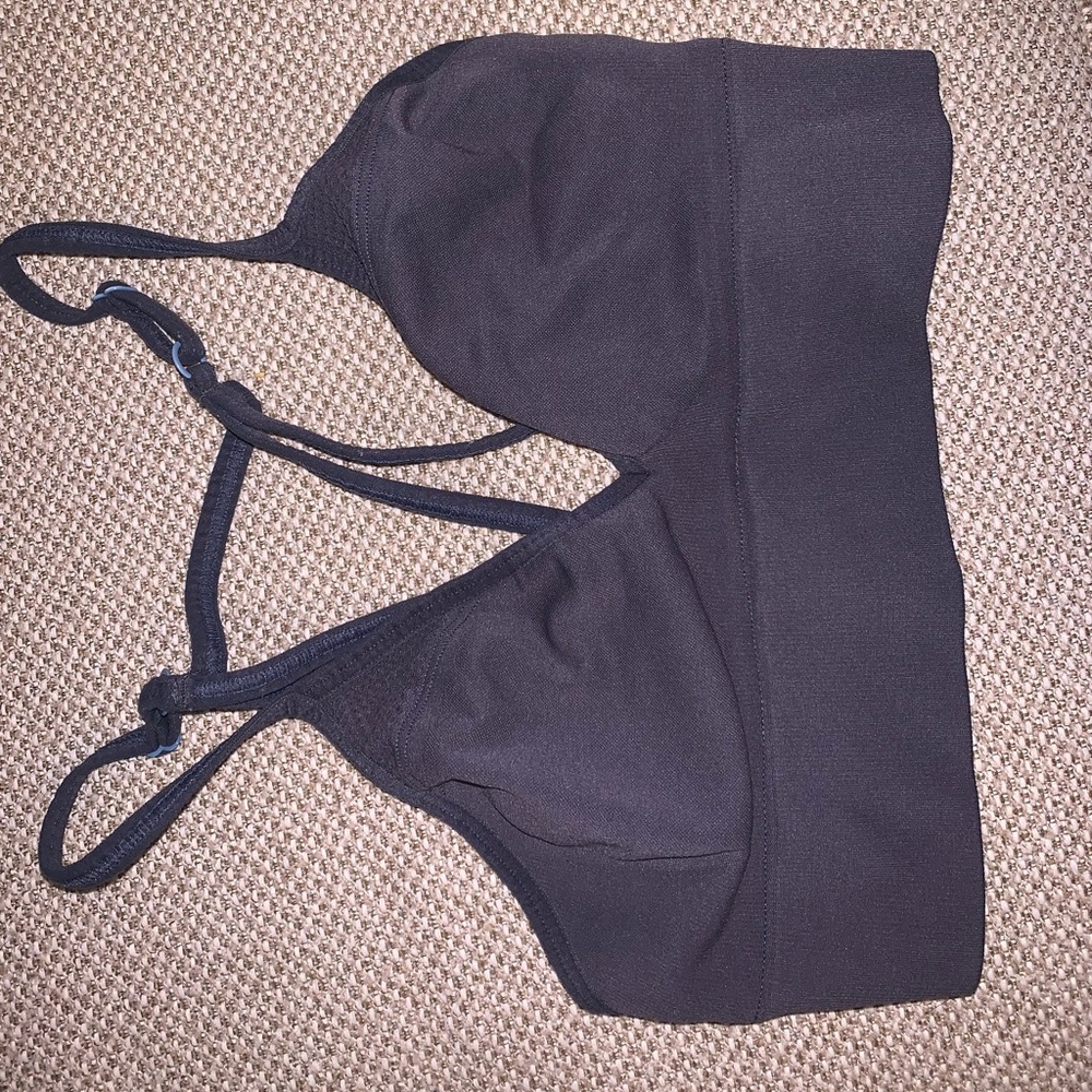 Dark grey Victoria’s Secret pink sports bra